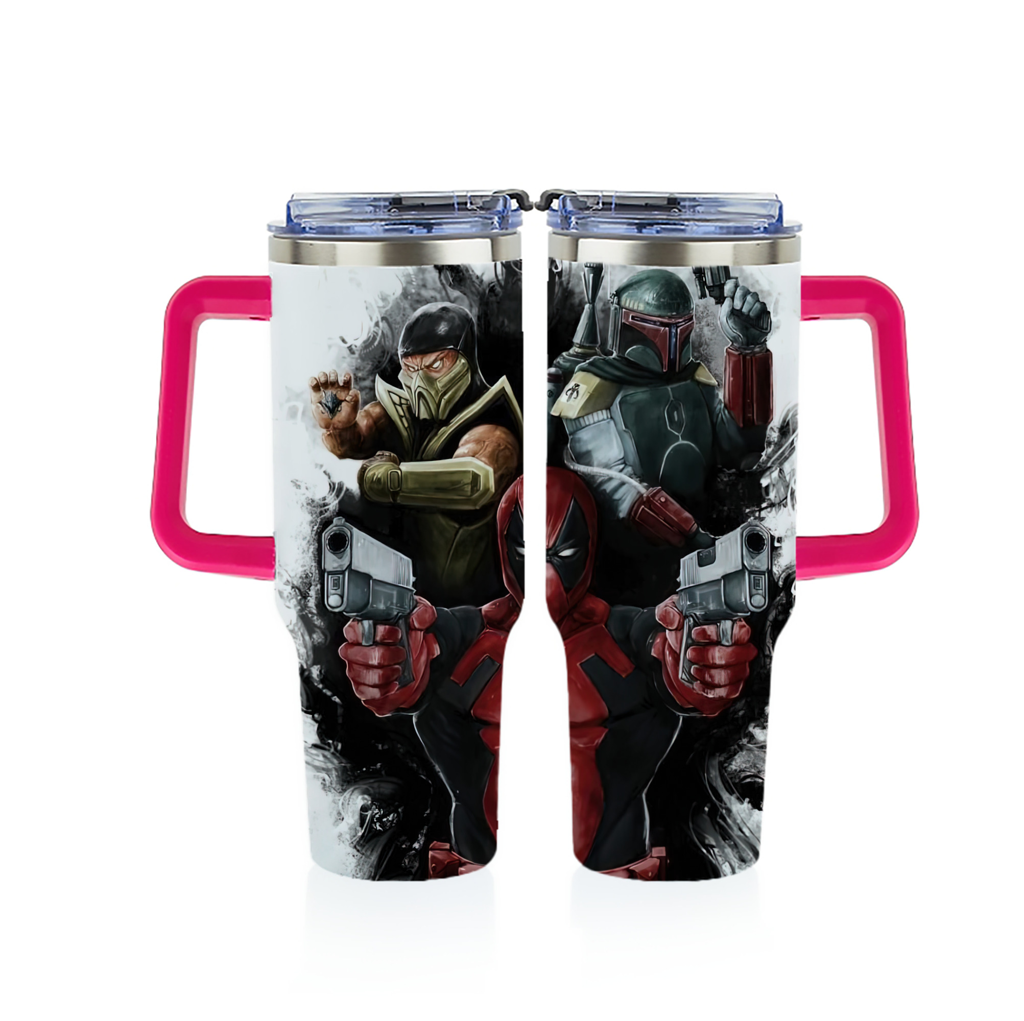 （画像用） Deadpool デッドプール 1200ｍLフルプリント車用タンブラー